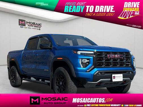 Dynamic Blue Metallic 2023 GMC Canyon AT4
