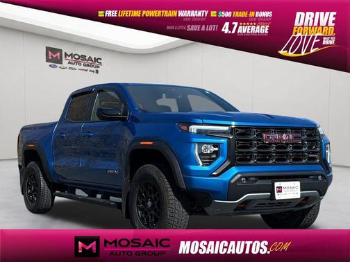 Dynamic Blue Metallic 2023 GMC Canyon AT4