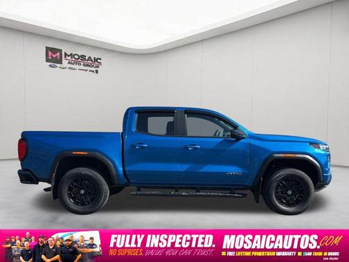 Dynamic Blue Metallic 2023 GMC Canyon AT4