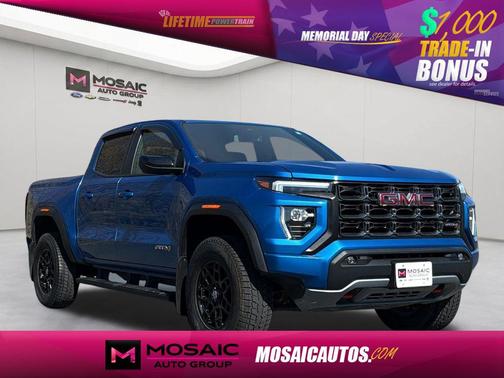 Dynamic Blue Metallic 2023 GMC Canyon AT4