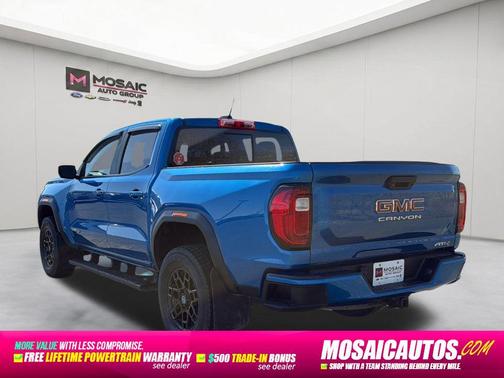 Dynamic Blue Metallic 2023 GMC Canyon AT4
