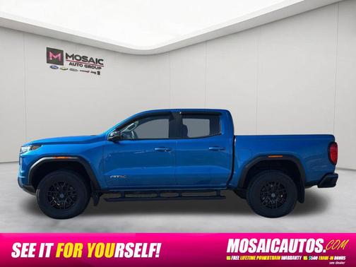 Dynamic Blue Metallic 2023 GMC Canyon AT4