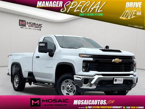 Summit White 2025 Chevrolet Silverado 2500 WT
