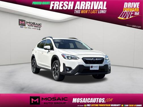 Crystal White Pearl 2021 Subaru Crosstrek Limited