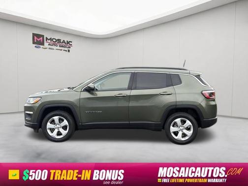 Olive Green Pearlcoat 2020 Jeep Compass Latitude