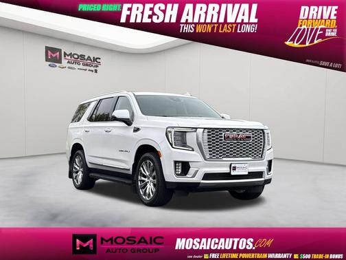 White Frost Tricoat 2023 GMC Yukon Denali