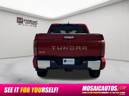 Supersonic Red 2023 Toyota Tundra Hybrid Capstone