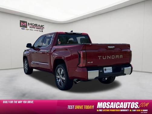 Supersonic Red 2023 Toyota Tundra Hybrid Capstone