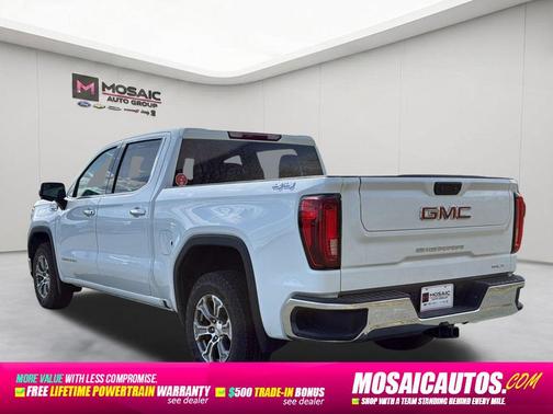 Summit White 2025 GMC Sierra 1500 SLT