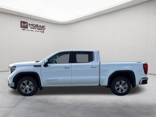 Summit White 2025 GMC Sierra 1500 SLT