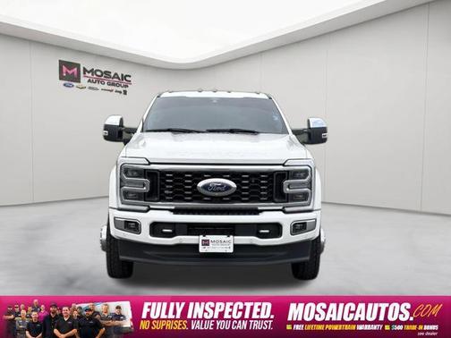 Star White Metallic Tri-Coat 2024 Ford F-450 Limited