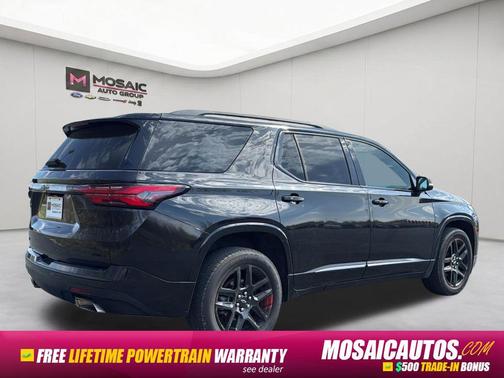 Black 2023 Chevrolet Traverse Premier