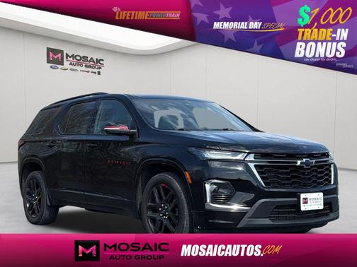 Black 2023 Chevrolet Traverse Premier