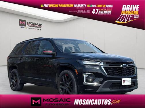 Black 2023 Chevrolet Traverse Premier