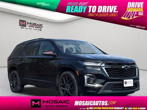 Black 2023 Chevrolet Traverse Premier