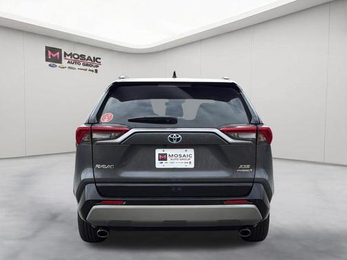 Magnetic Gray Metallic/Midnight Black Metallic 2024 Toyota RAV4 Hybrid SE