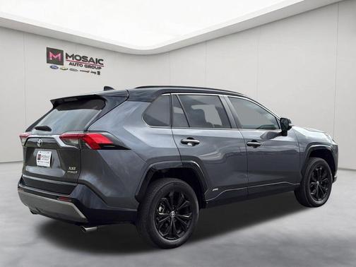 Magnetic Gray Metallic/Midnight Black Metallic 2024 Toyota RAV4 Hybrid SE