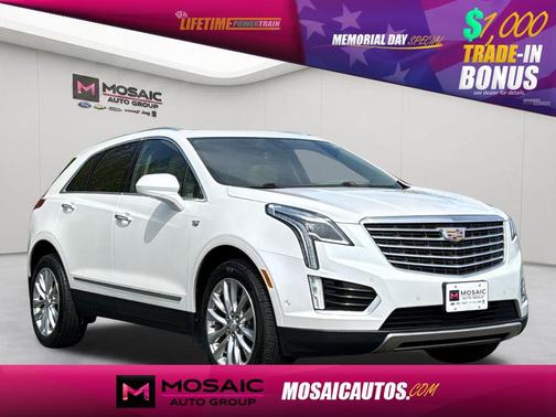 Crystal White Tricoat 2018 Cadillac XT5 Platinum