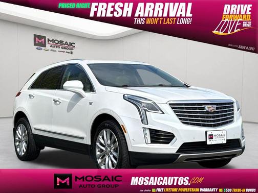 Crystal White Tricoat 2018 Cadillac XT5 Platinum