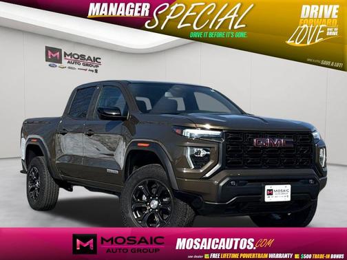 Deep Bronze Metallic 2023 GMC Canyon Elevation