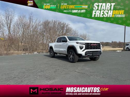 Summit White 2024 GMC Canyon AT4