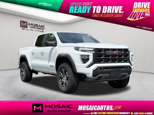 Summit White 2024 GMC Canyon AT4