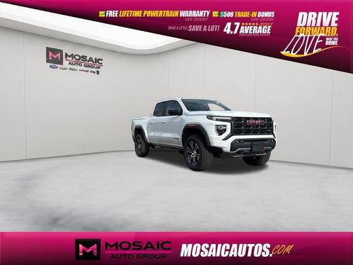 Summit White 2024 GMC Canyon AT4