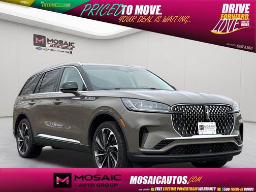 Gray 2025 Lincoln Aviator Reserve AWD