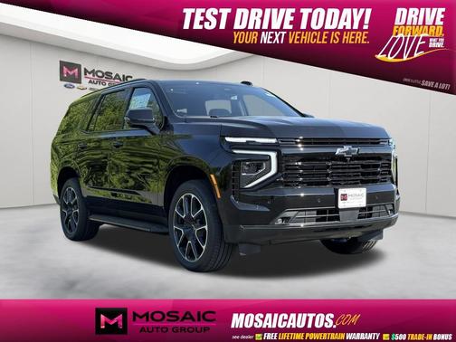 Black 2026 Chevrolet Tahoe 4WD RST