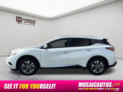 Pearl White 2017 Nissan Murano Platinum