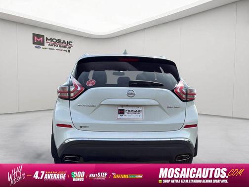 Pearl White 2017 Nissan Murano Platinum
