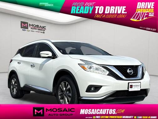 Pearl White 2017 Nissan Murano Platinum