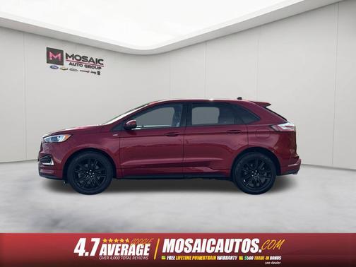 Rapid Red Metallic Tinted Clearcoat 2021 Ford Edge ST Line