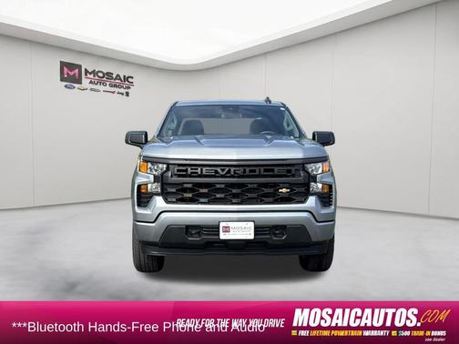 Sterling Gray Metallic 2026 Chevrolet Silverado 1500 Custom