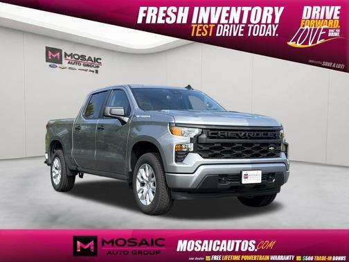 Sterling Gray Metallic 2026 Chevrolet Silverado 1500 Custom