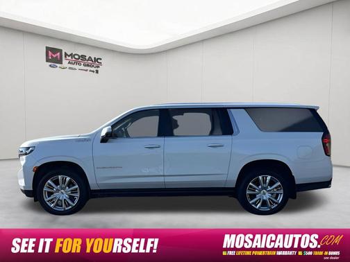 Iridescent Pearl Tricoat 2021 Chevrolet Suburban 4WD High Country