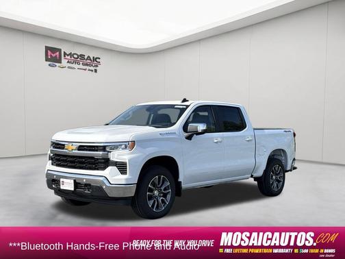 Summit White 2026 Chevrolet Silverado 1500 LT