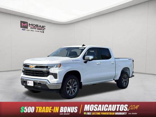 Summit White 2026 Chevrolet Silverado 1500 LT