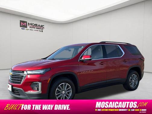 Radiant Red Tintcoat 2023 Chevrolet Traverse LT Cloth
