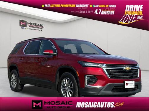 Radiant Red Tintcoat 2023 Chevrolet Traverse LT Cloth