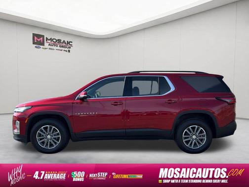 Radiant Red Tintcoat 2023 Chevrolet Traverse LT Cloth