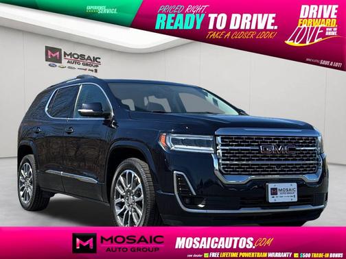 Midnight Blue Metallic 2022 GMC Acadia Denali