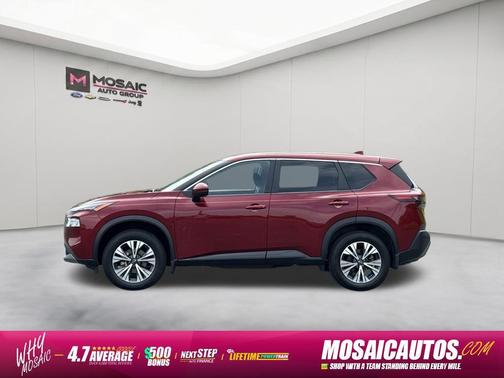 Scarlet Ember Tintcoat 2023 Nissan Rogue SV