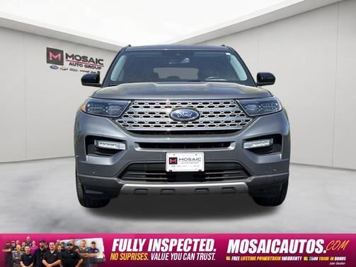 Gray Metallic 2023 Ford Explorer Limited