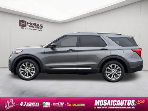 Gray Metallic 2023 Ford Explorer Limited