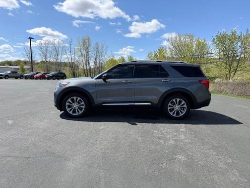 Gray Metallic 2023 Ford Explorer Limited