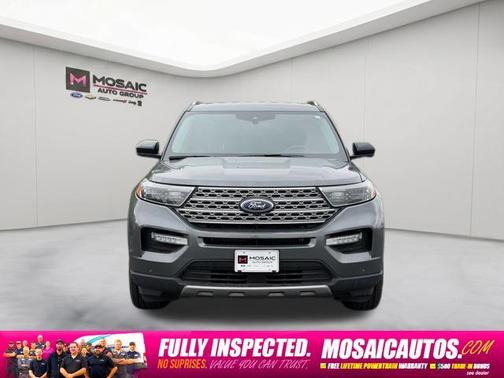 Gray Metallic 2023 Ford Explorer Limited
