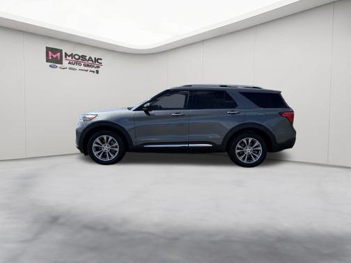 Gray Metallic 2023 Ford Explorer Limited