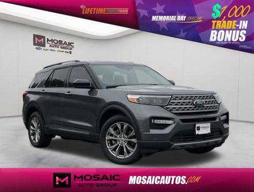 Gray Metallic 2023 Ford Explorer Limited