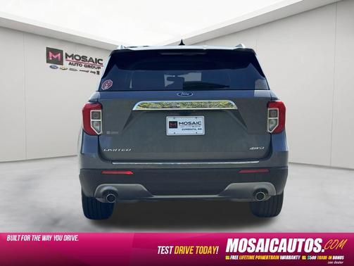 Gray Metallic 2023 Ford Explorer Limited
